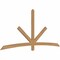 Ekena Millwork Alberta Smooth Timber Gable Bracket, Western Red Cedar, 96"W x 44"H x 1 1/2"D x 3 1/2"F, 11/12 Pitch GBW096X44X0204ALB00SWR - alternate 3